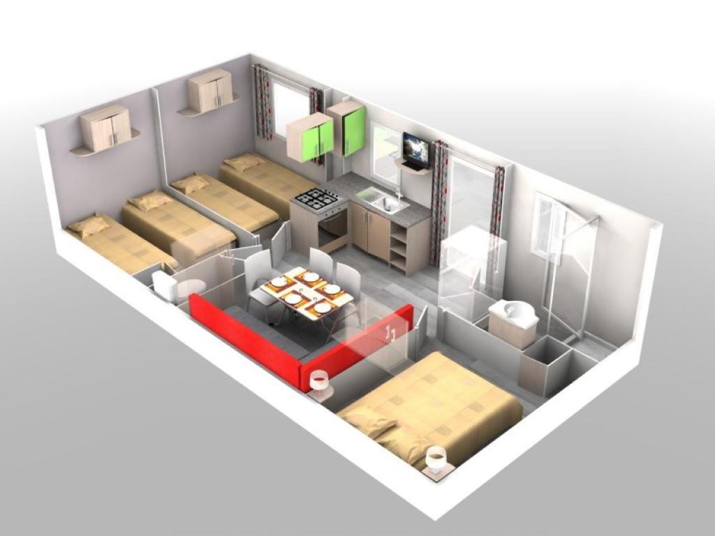 Mobilhome Chez Sylvie Au Camping De Pujol Аржеле-сюр-Мер Екстер'єр фото